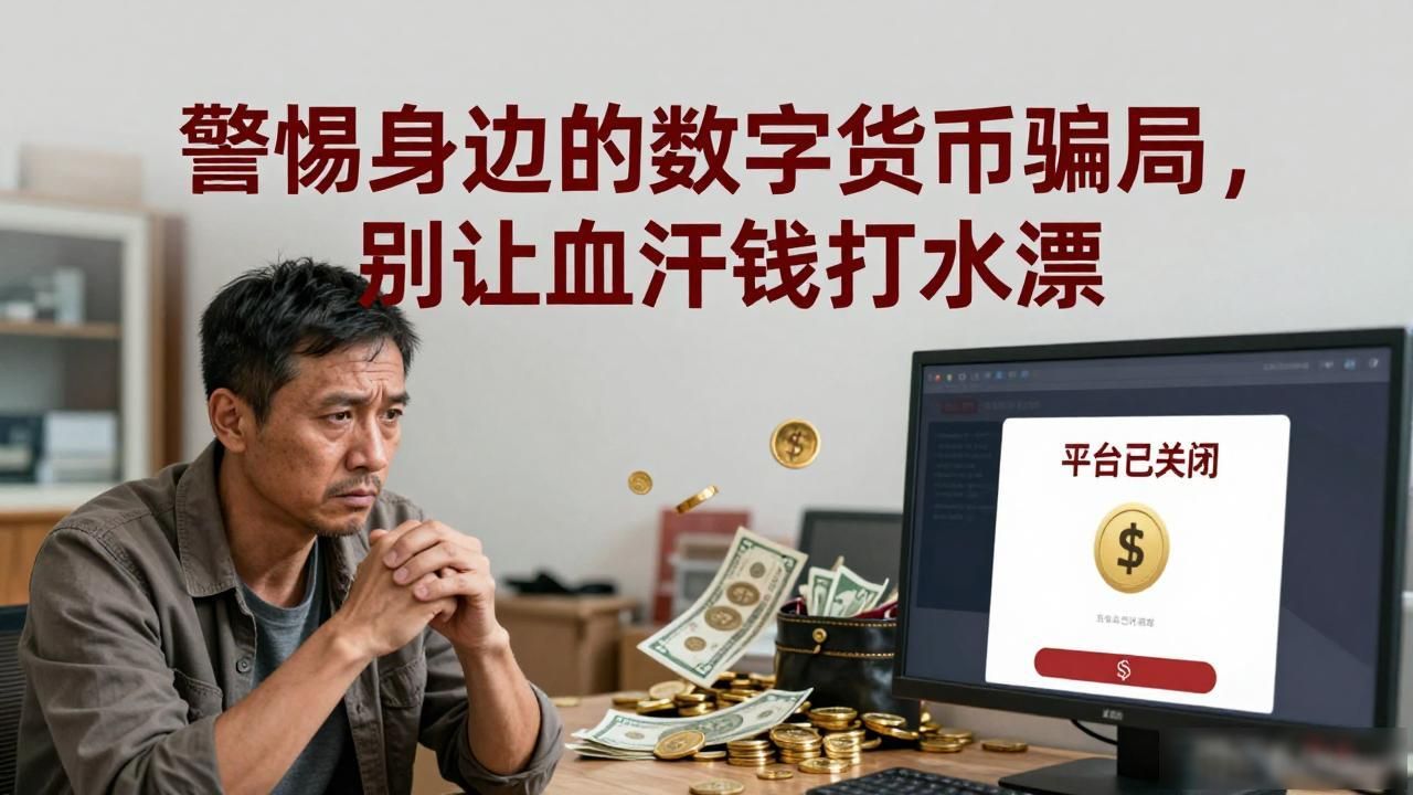 警惕身边的数字货币骗局，别让血汗钱打水漂