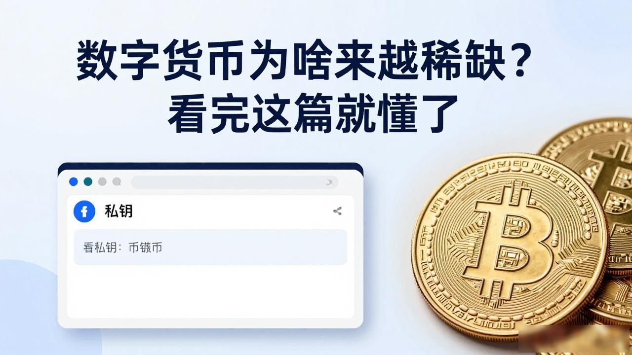数字货币为啥越来越稀缺？看完这篇就懂了