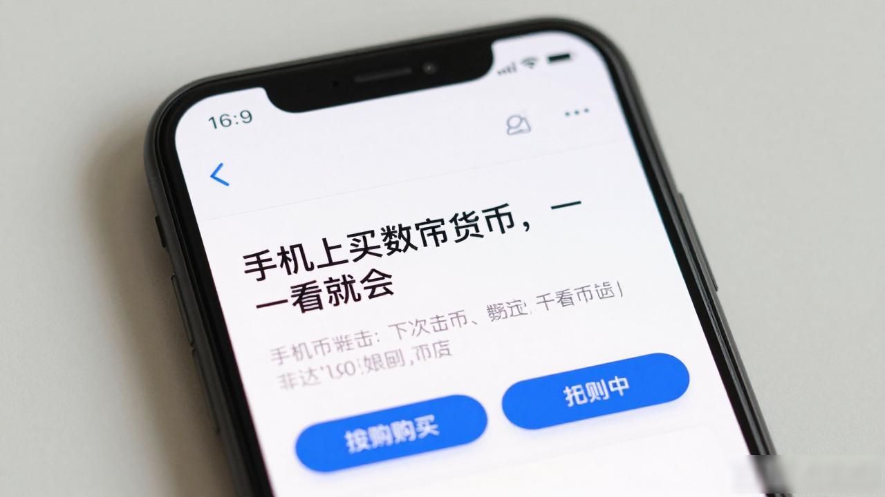 手机上买数字货币，一看就会
