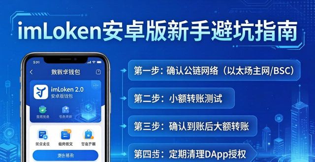 imToken安卓版新手避坑指南：这4步安全守则要记牢