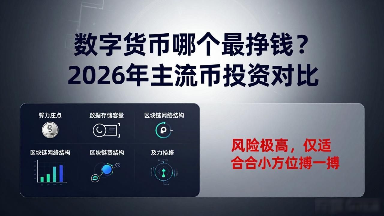 数字货币哪个最挣钱？2026年主流币投资对比
