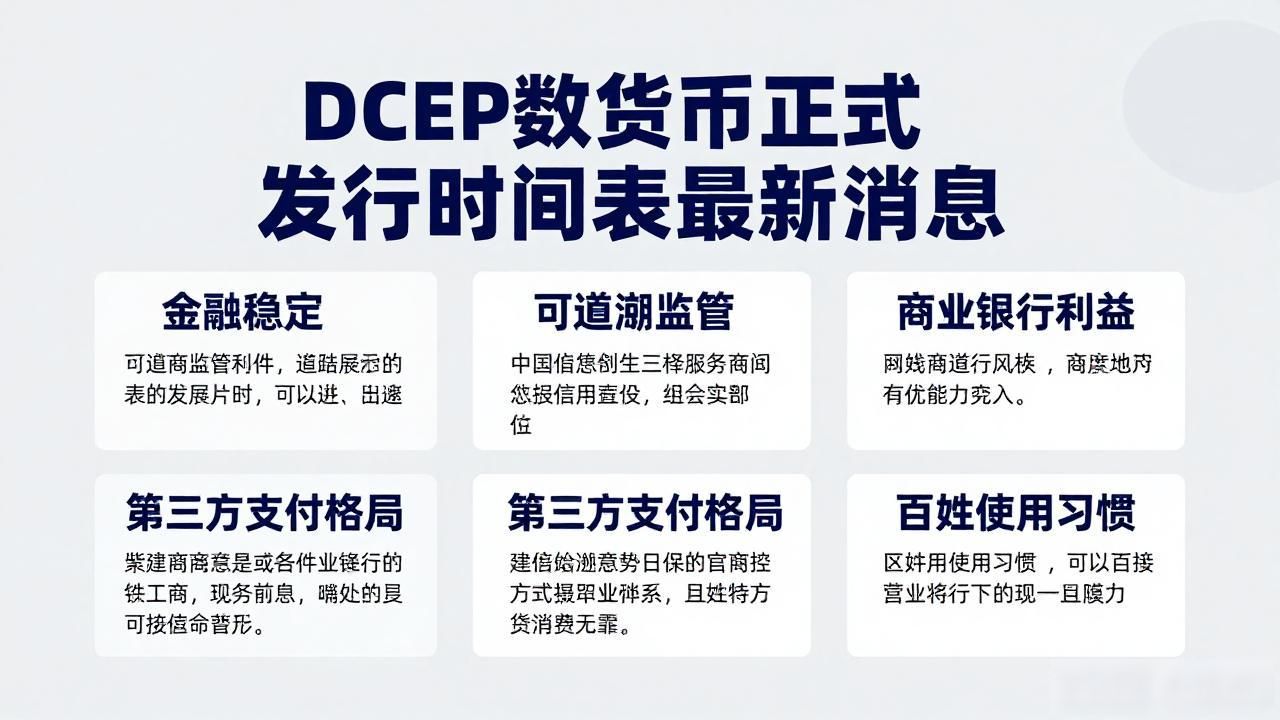 DCEP数字货币正式发行时间表最新消息