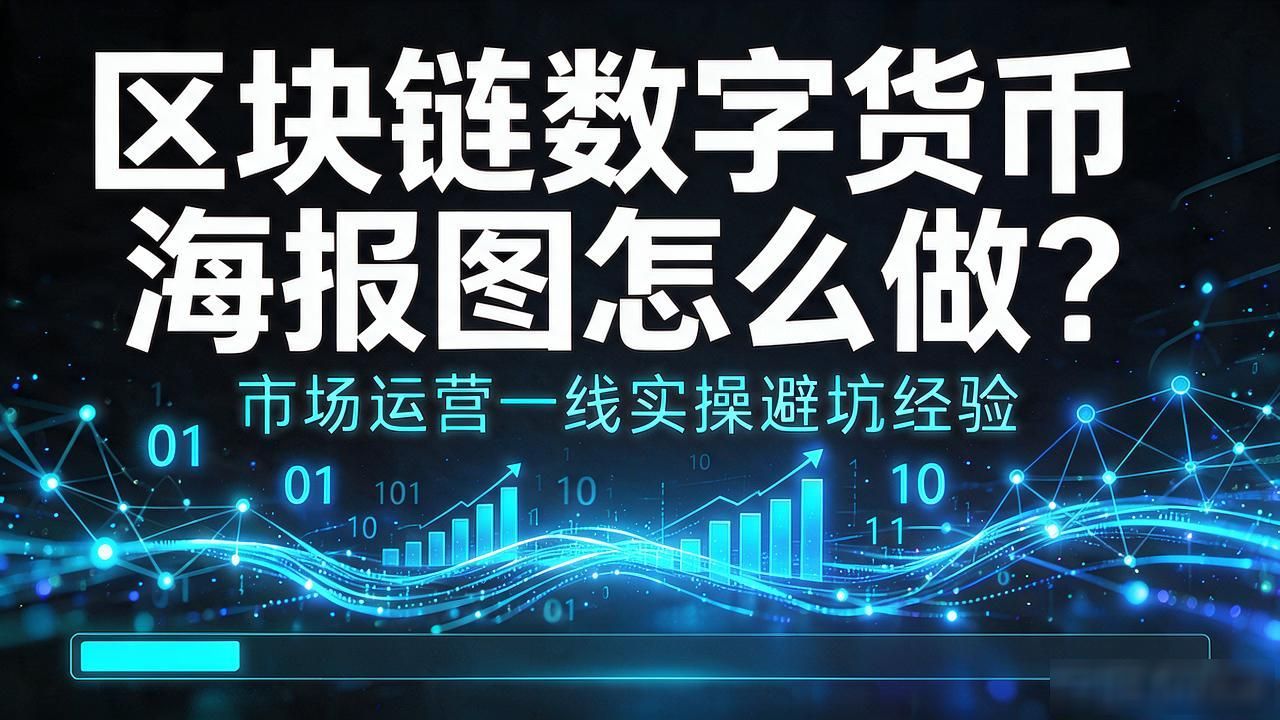 区块链数字货币海报图_数字货币交易所 海报设计 市场运营策略