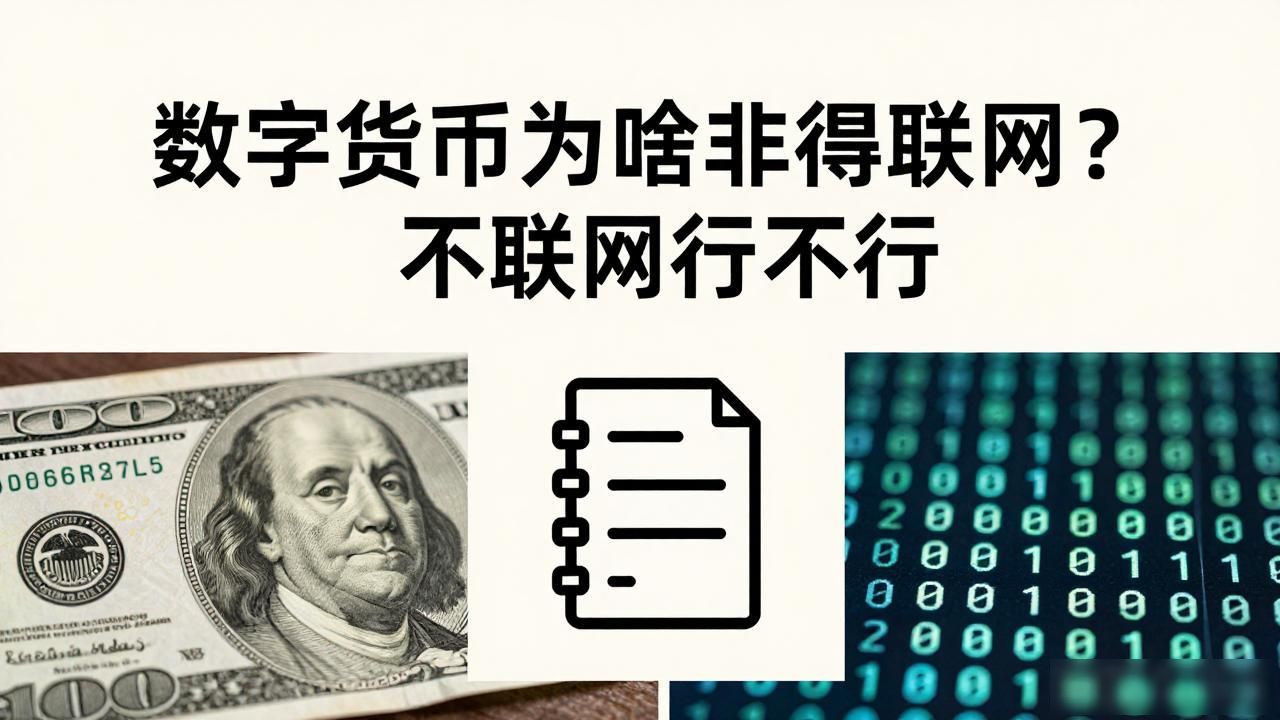 数字货币为啥非得联网？不联网行不行