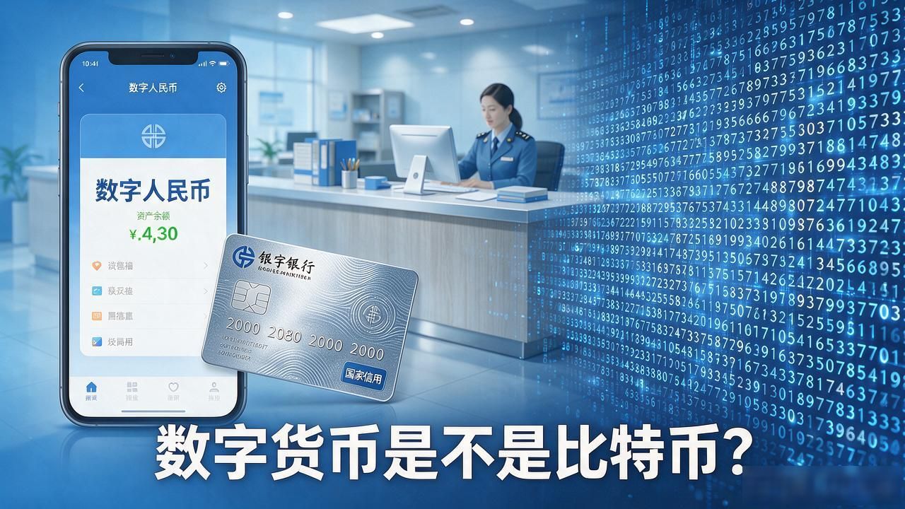 数字货币是不是比特币？银行柜台二十年，这问题我被问了上百遍