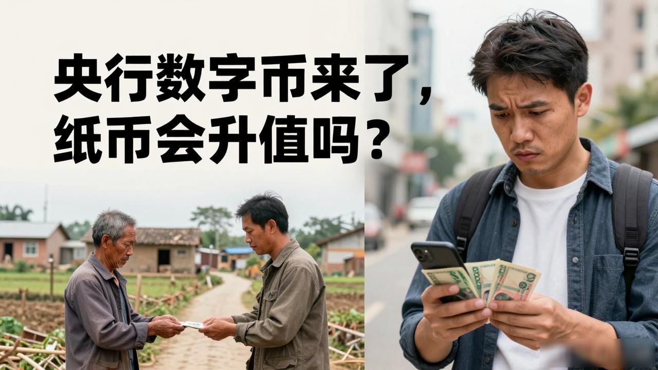 央行数字货币来了，纸币会升值吗？