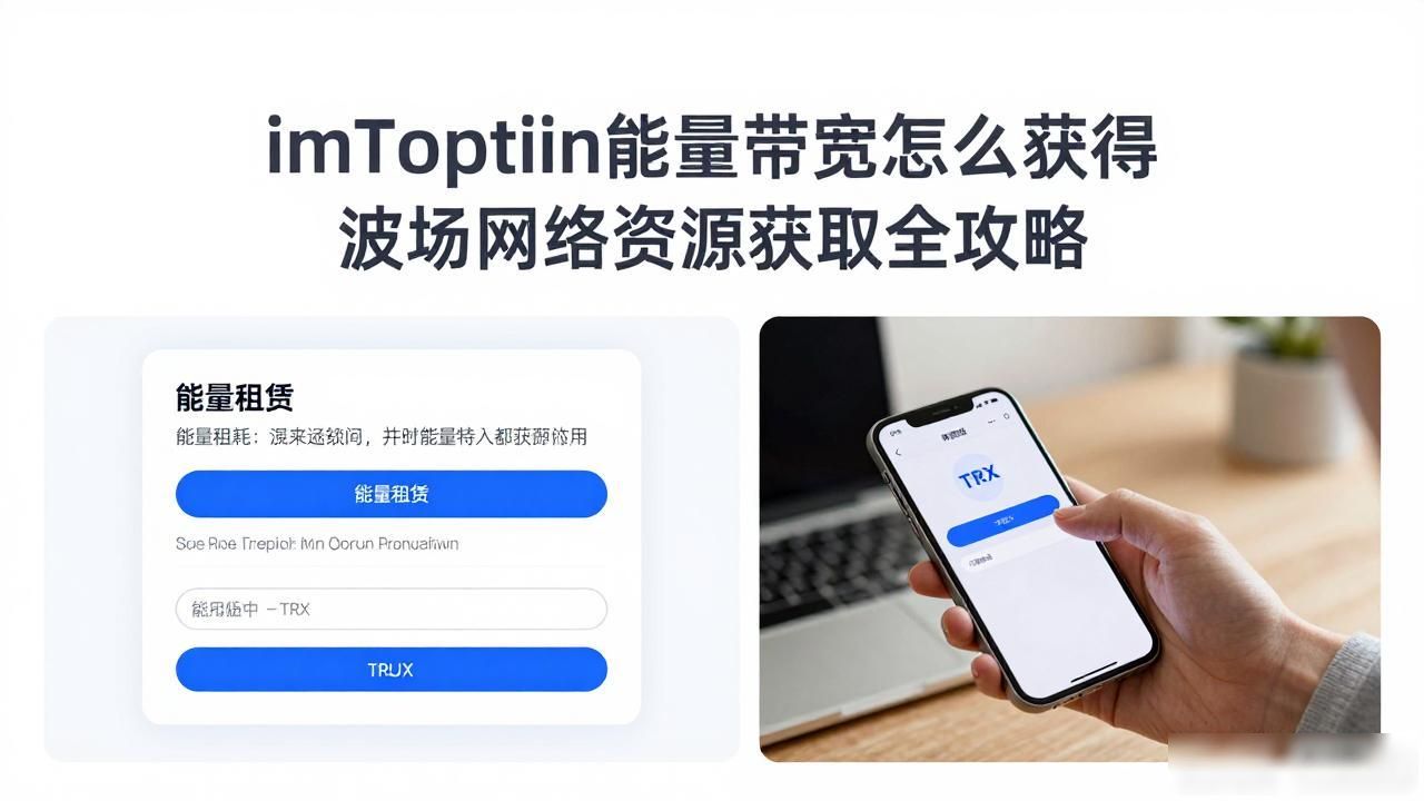 imToken能量带宽怎么获得 波场网络资源获取全攻略