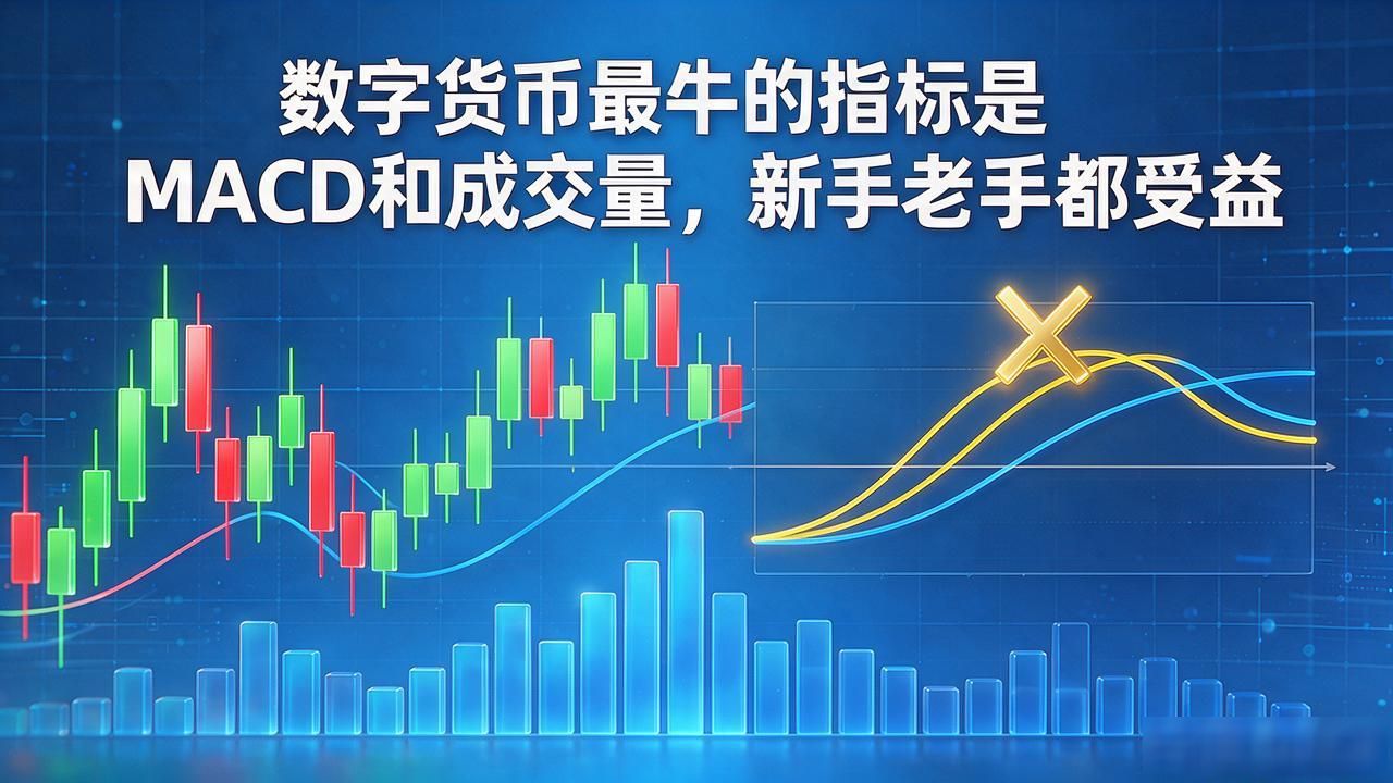 数字货币最牛的指标是MACD和成交量，新手老手都受益