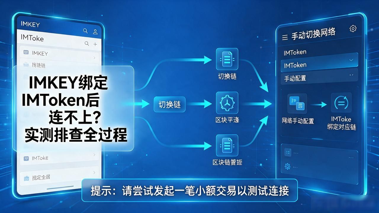 IMKEY绑定IMToken后连不上？实测排查全过程