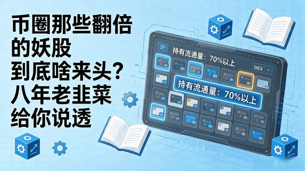 币圈那些翻倍的妖股到底啥来头？八年老韭菜给你说透