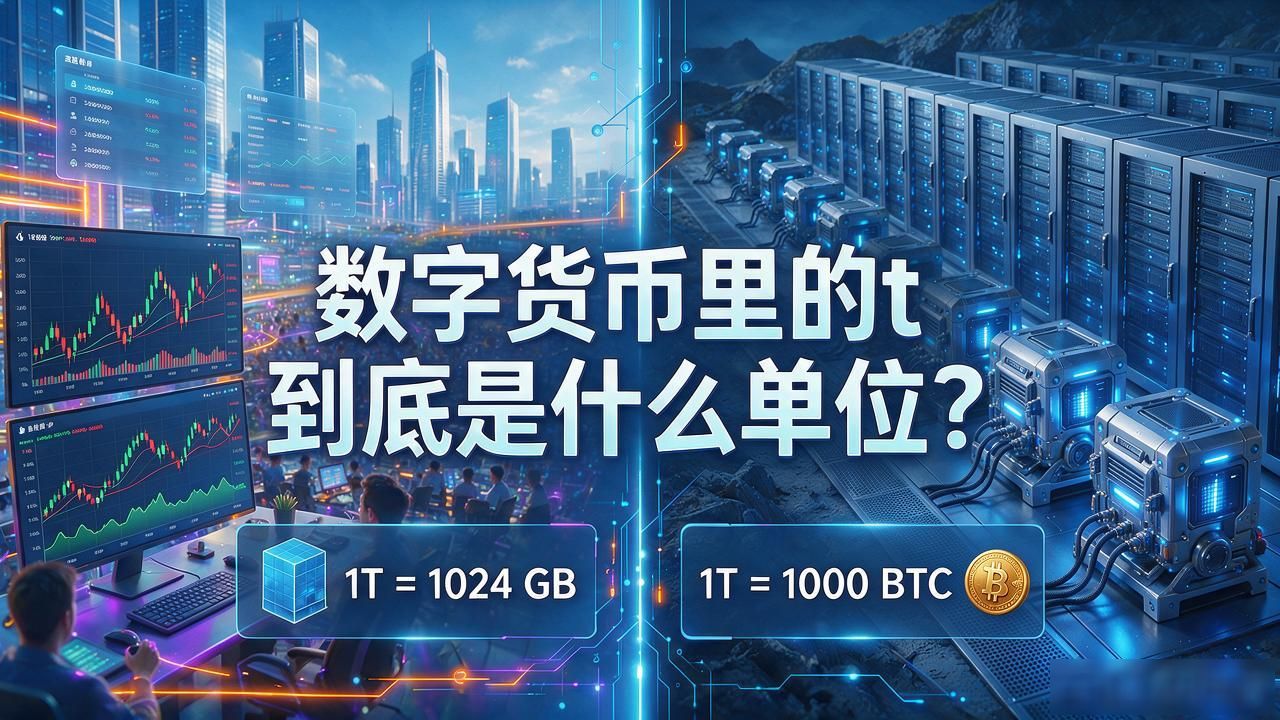 数字货币里的t到底是什么单位？搞懂3种含义交易不再踩坑