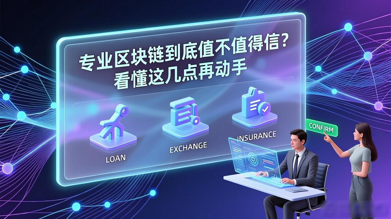 专业区块链到底值不值得信？看懂这几点再动手