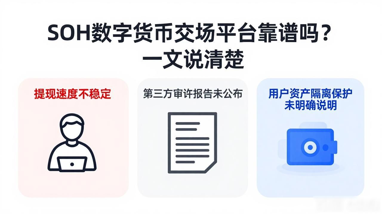 SOH数字货币交易平台靠谱吗？一文说清楚