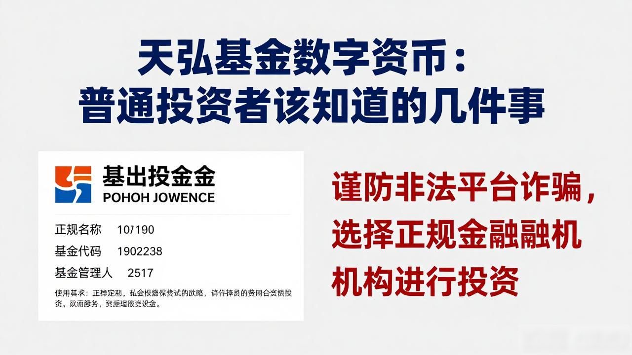 天弘基金数字货币：普通投资者该知道的几件事