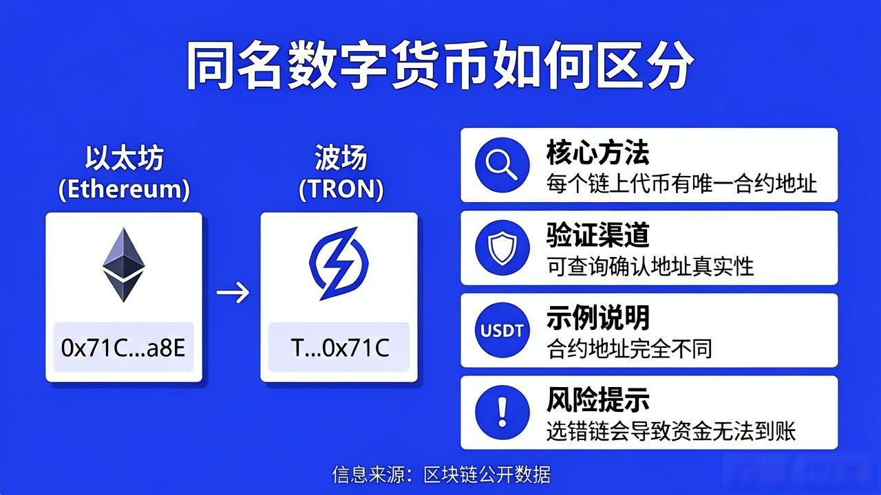 同名数字货币怎么区分？一文讲清楚