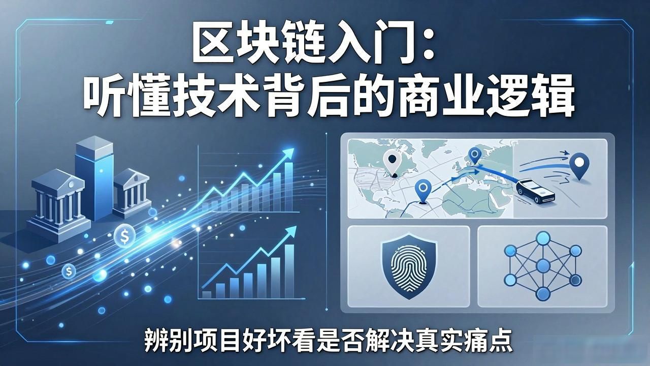 区块链入门：听懂技术背后的商业逻辑
