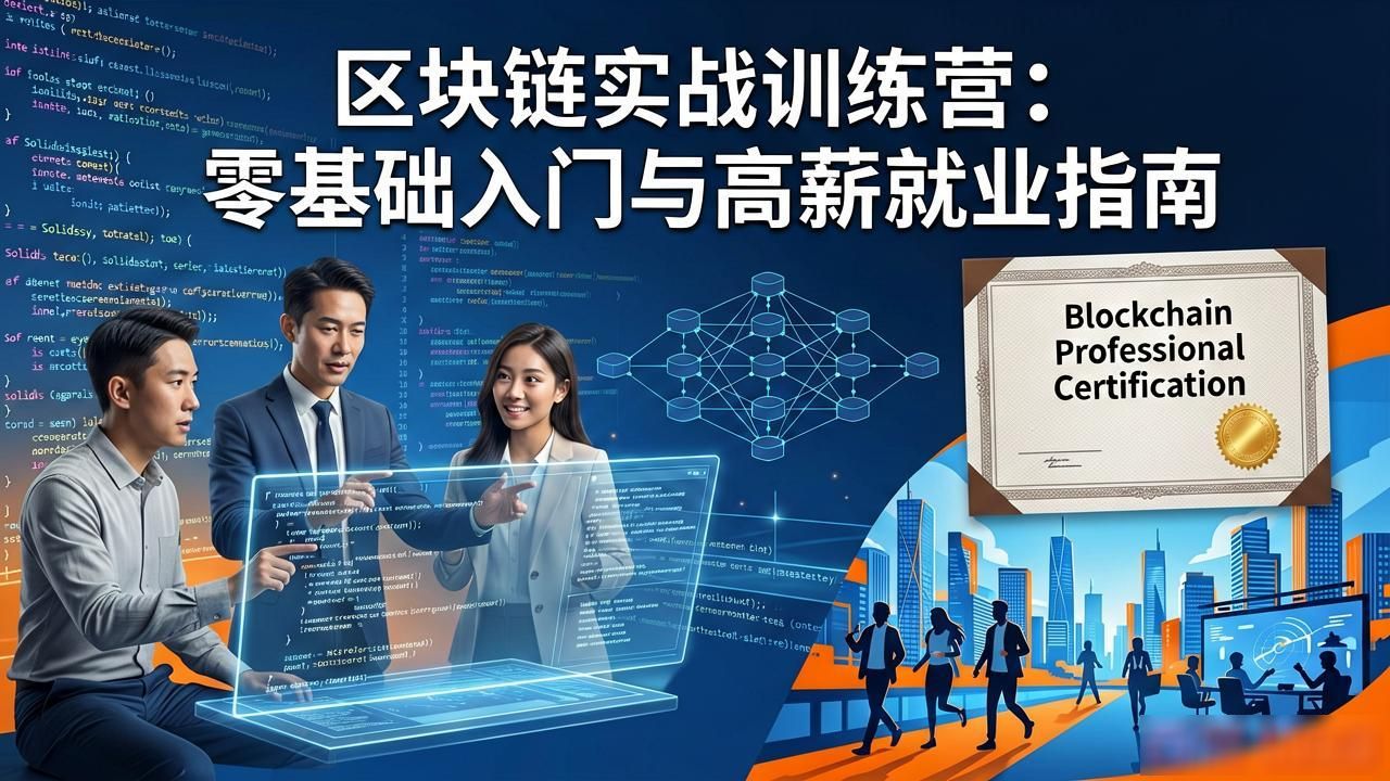 区块链实战训练营：零基础入门与高薪就业指南