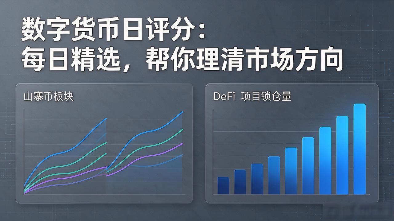 数字货币日评分：每日精选，帮你理清市场方向