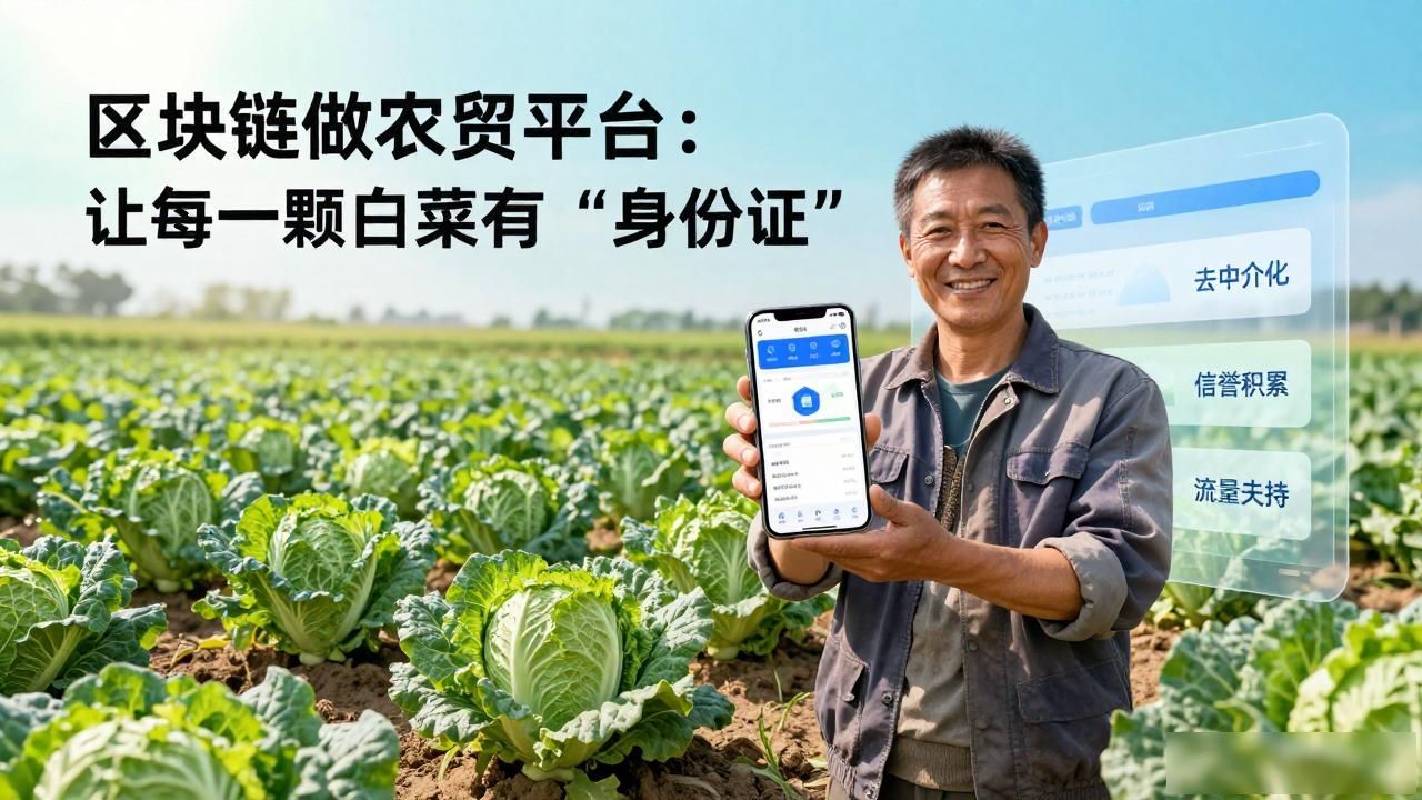 区块链做农贸平台：让每一颗白菜都有“身份证”