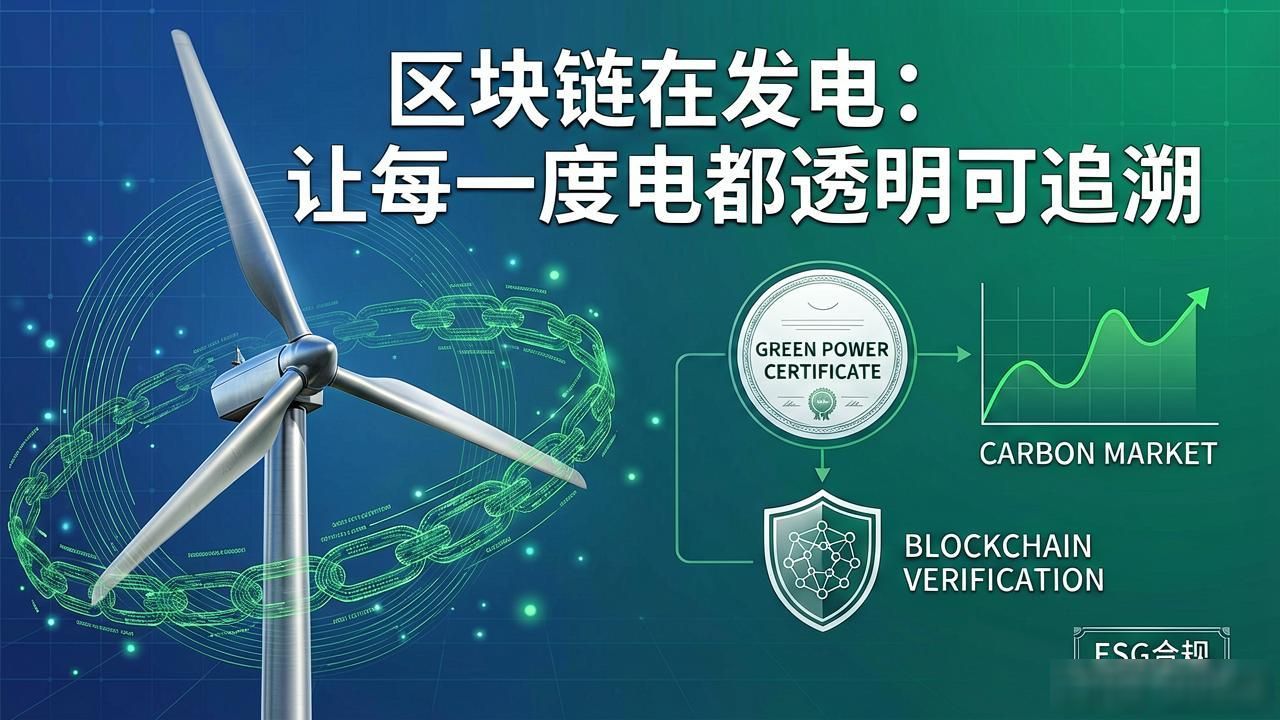 区块链在发电：让每一度电都透明可追溯