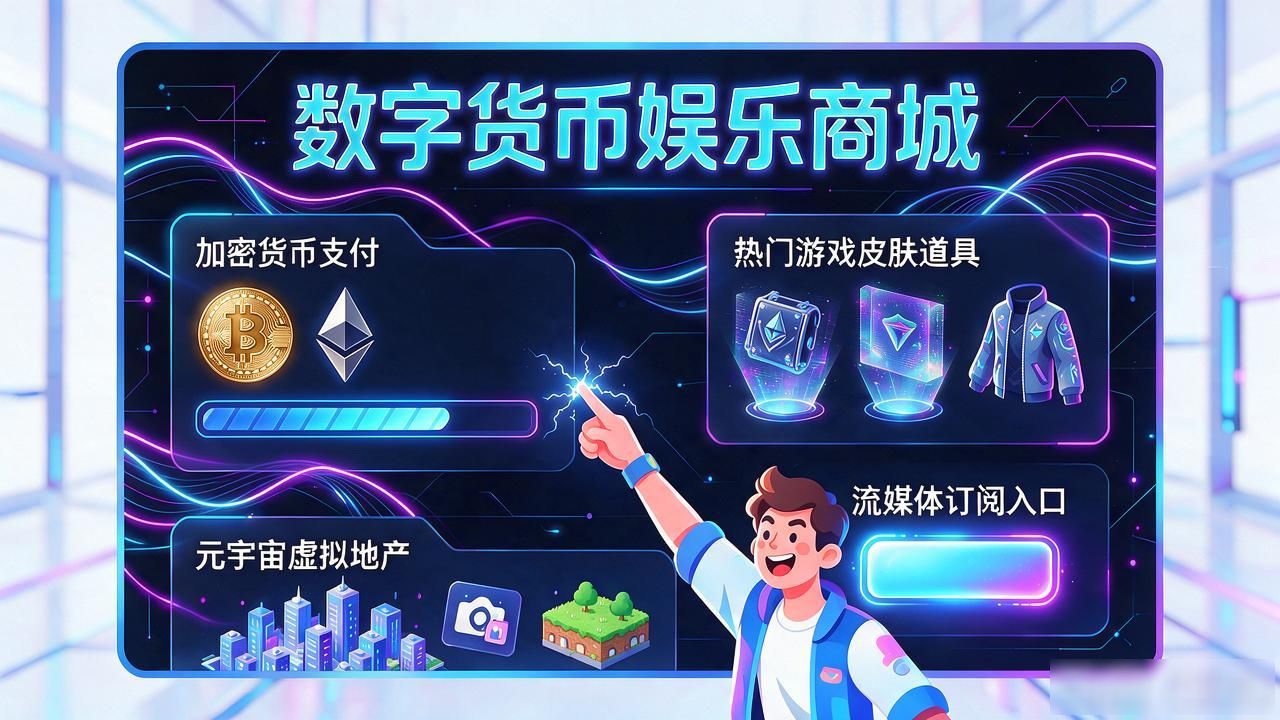 数字货币娱乐商城：用加密货币畅玩全网