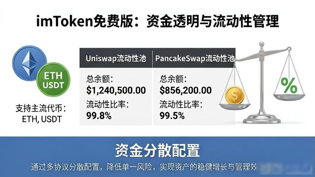imToken免费版资金透明与流动性怎么管