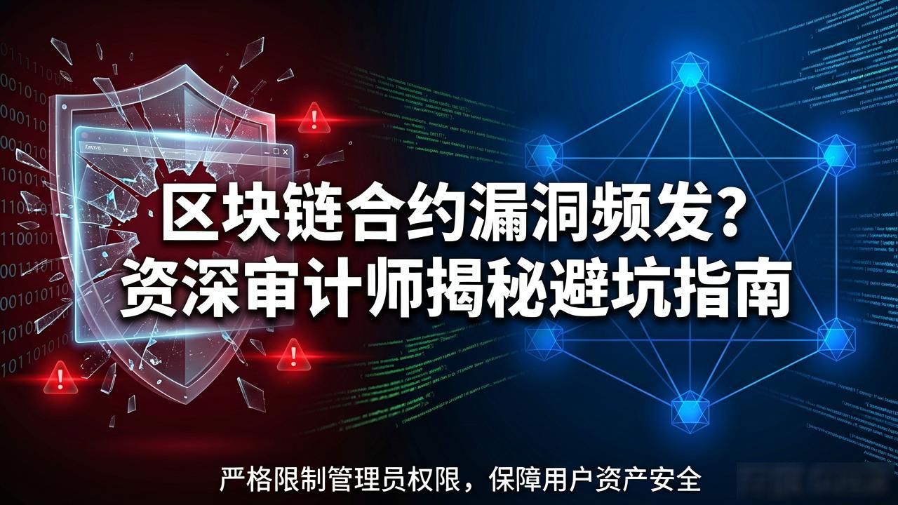 区块链合约漏洞频发？资深审计师揭秘避坑指南