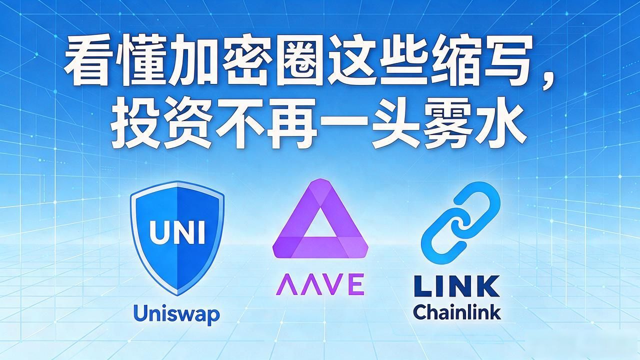 看懂加密圈这些缩写，投资不再一头雾水