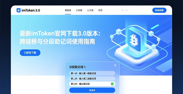 最新imToken官网下载3.0版本：跨链桥与分段助记词使用指南