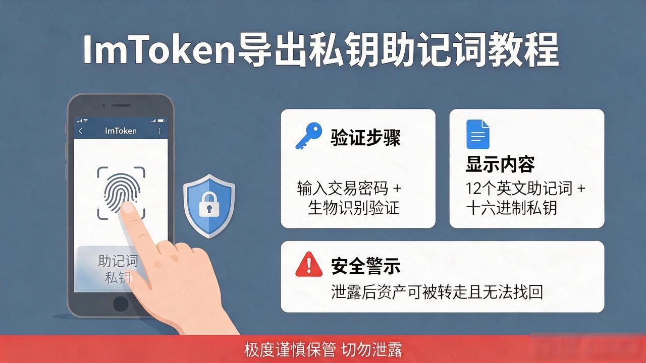 ImToken导出私钥和助记词详细教程及注意事项