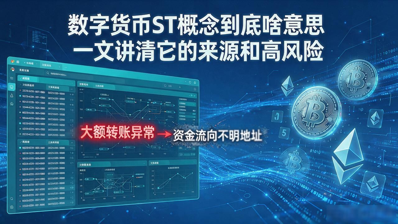 数字货币ST概念到底啥意思 一文讲清它的来源和高风险