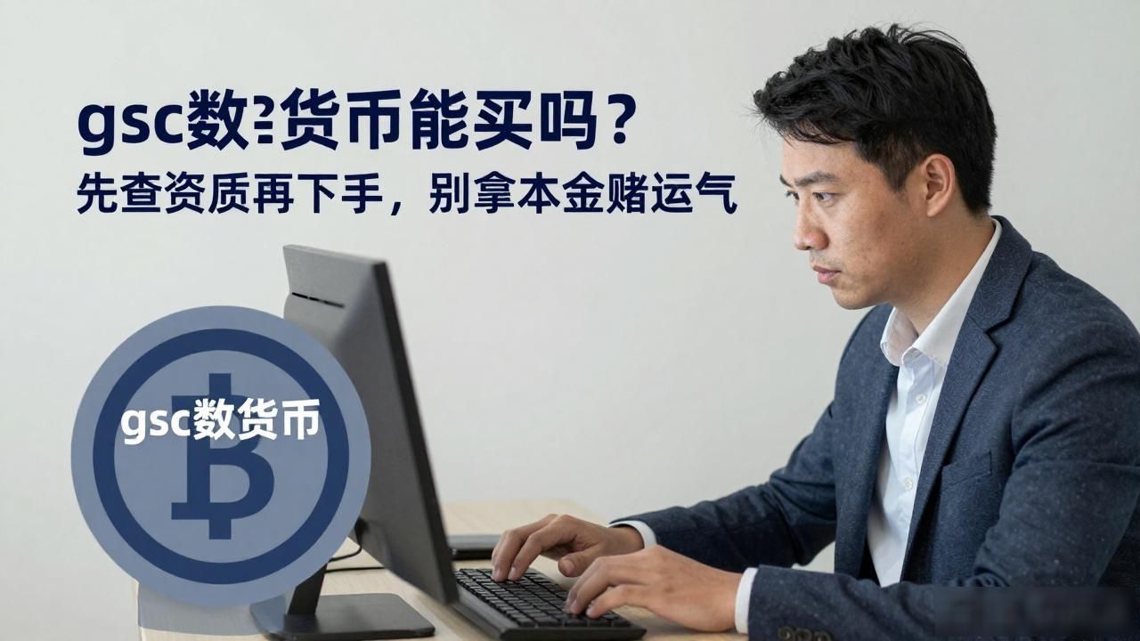 gsc数字货币能买吗？先查资质再下手，别拿本金赌运气