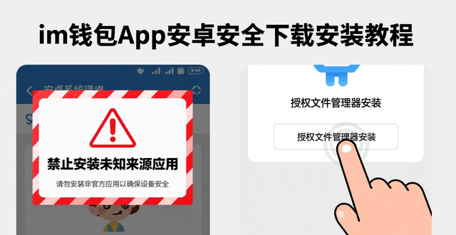 im钱包App安卓安全下载安装教程，手把手教你避开山寨版