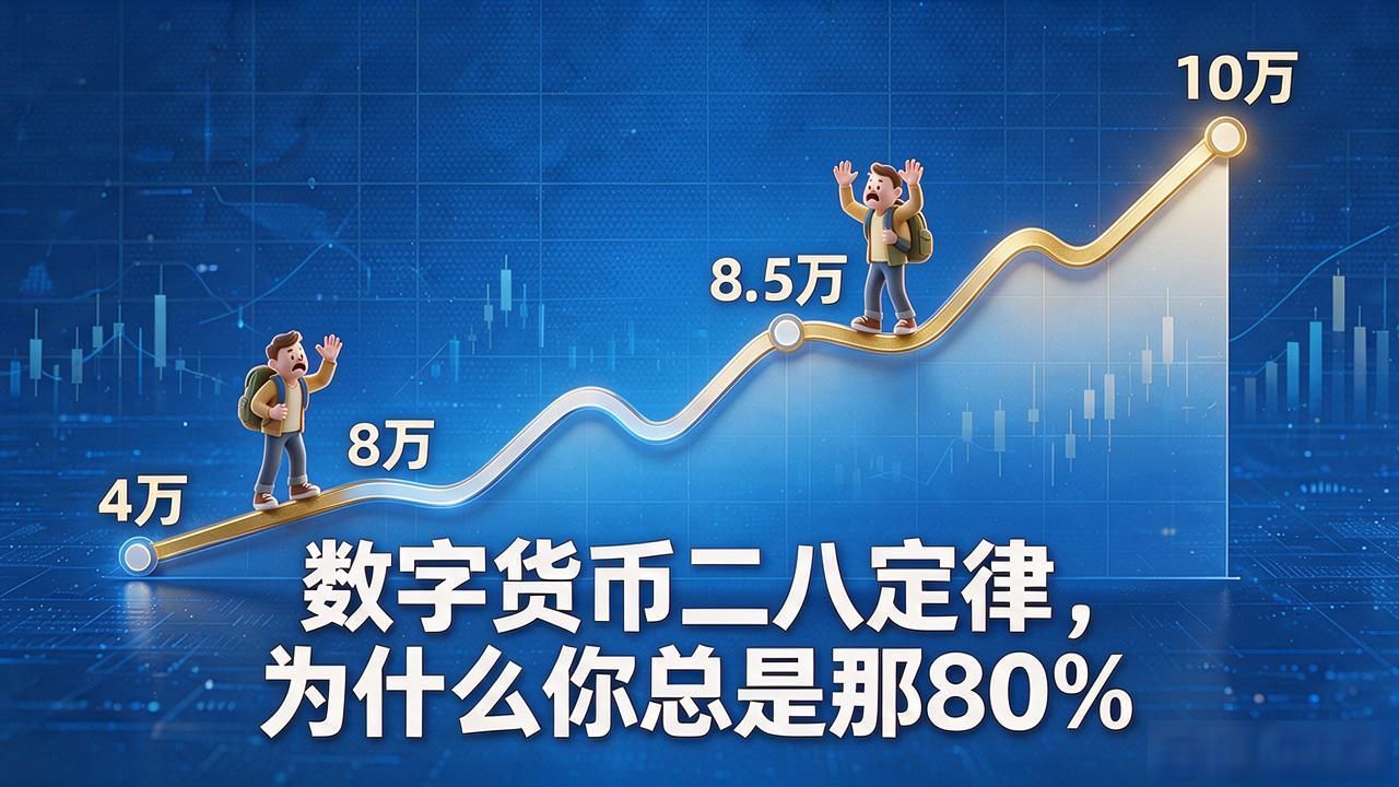 数字货币二八定律，为什么你总是那80%