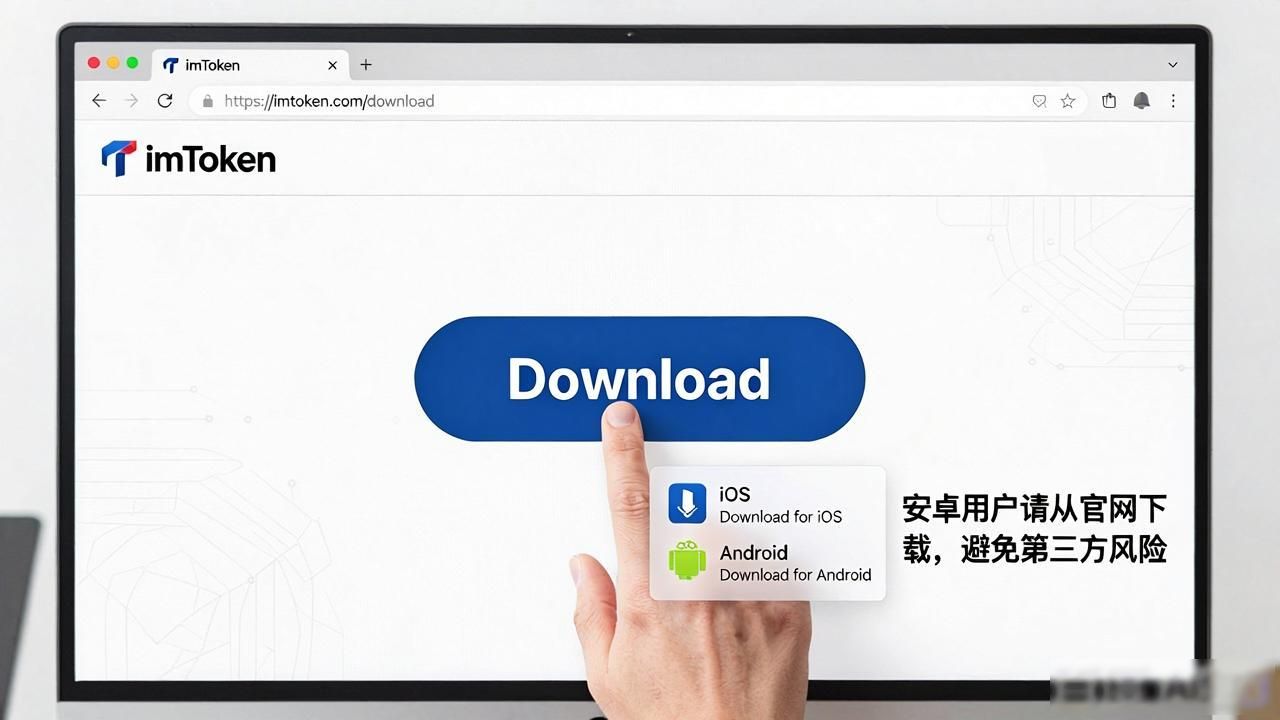 在官网下载imToken，三步确保钱包安全