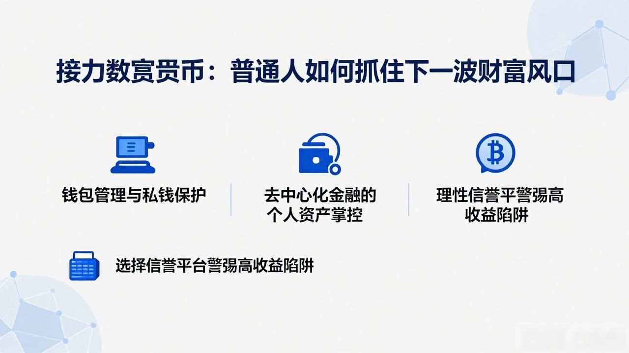 接力数字货币：普通人如何抓住下一波财富风口