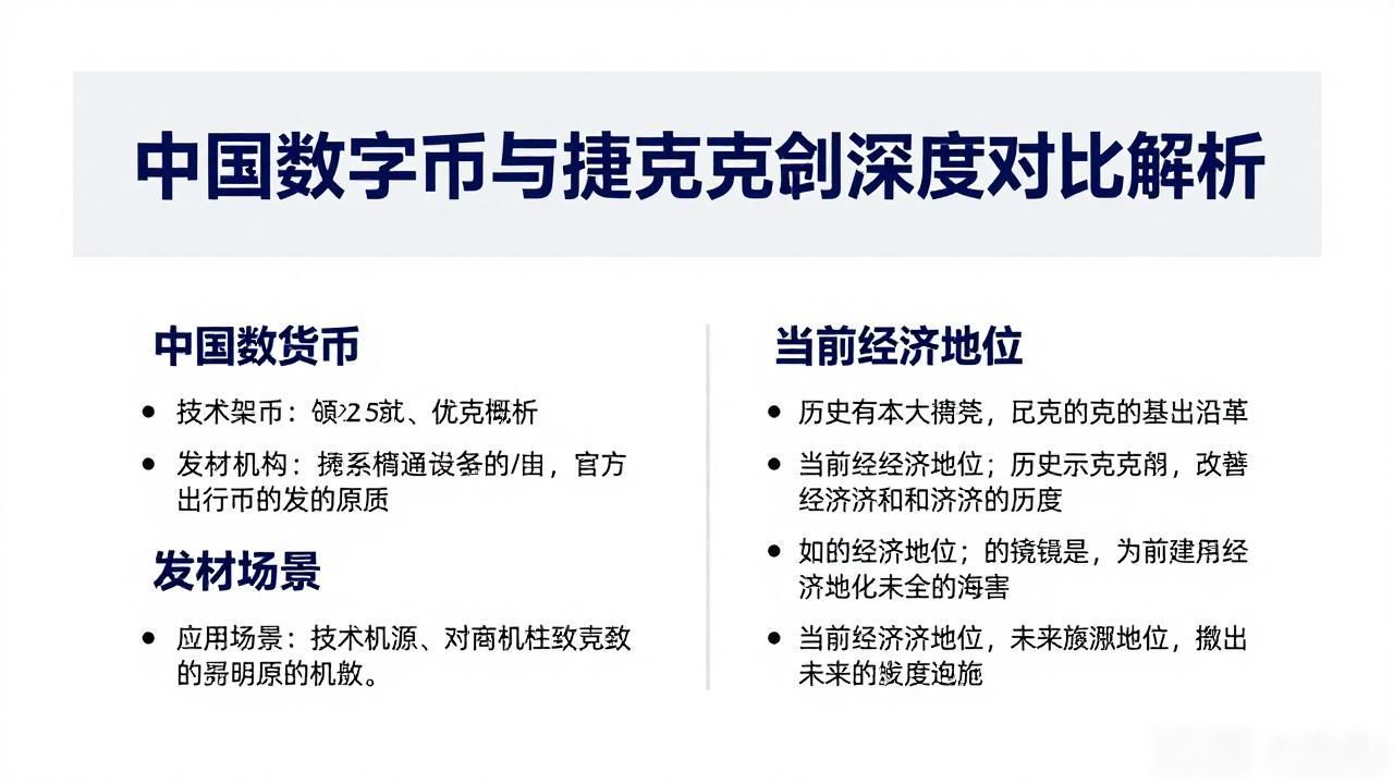 中国数字货币与捷克克朗深度对比解析