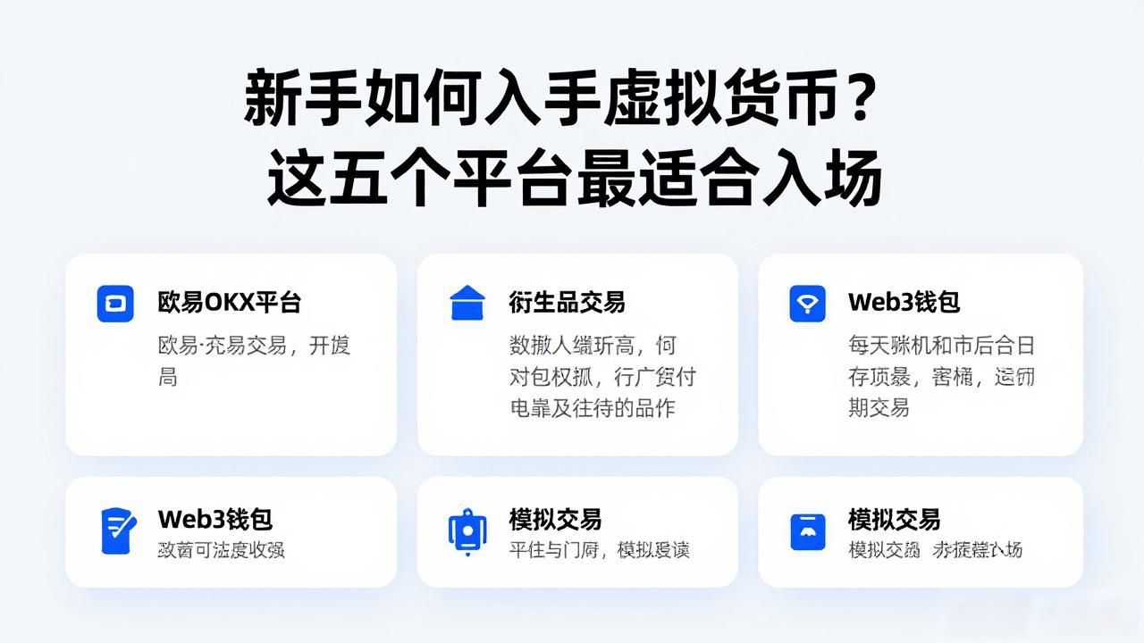 新手如何入手虚拟货币？这五个平台最适合入场