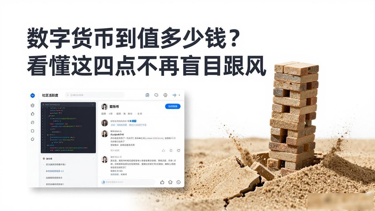 数字货币到底值多少钱？看懂这四点不再盲目跟风