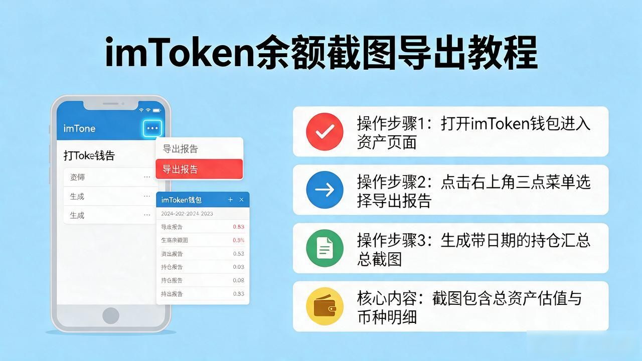 imToken钱包显额图片怎么截？余额截图导出教程