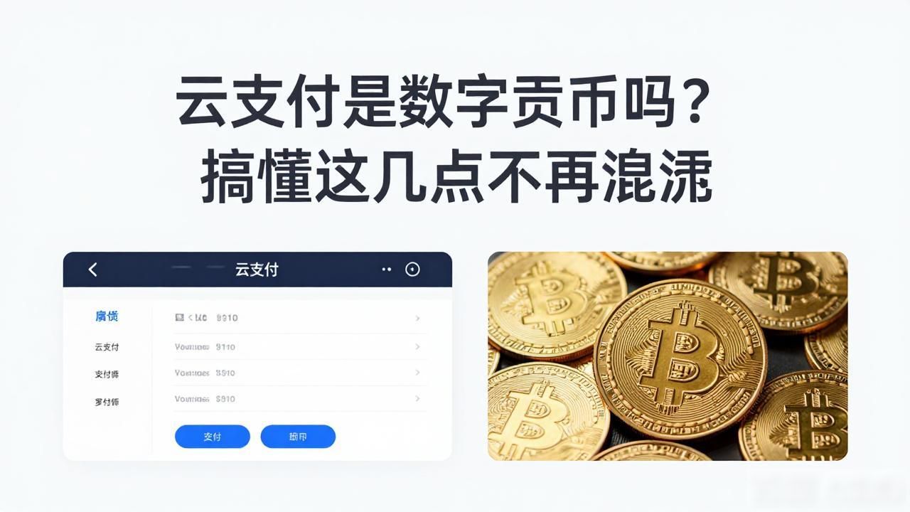 云支付是数字货币吗？搞懂这几点不再混淆
