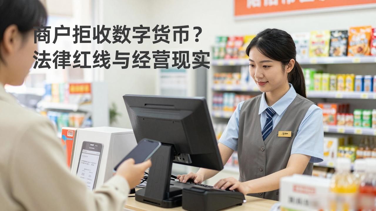 商户拒收数字货币？法律红线与经营现实