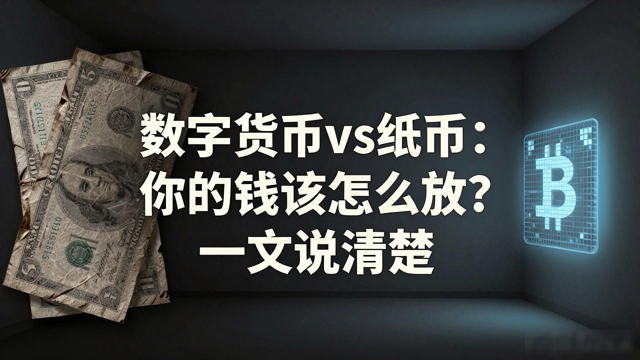 数字货币vs纸币：你的钱该怎么放？一文说清楚