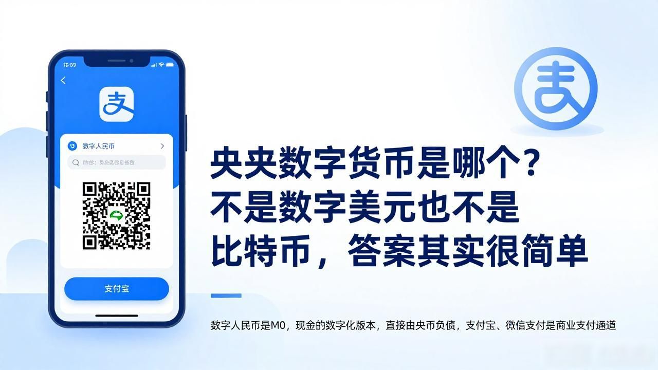 央行数字货币是哪个？不是数字美元也不是比特币，答案其实很简单