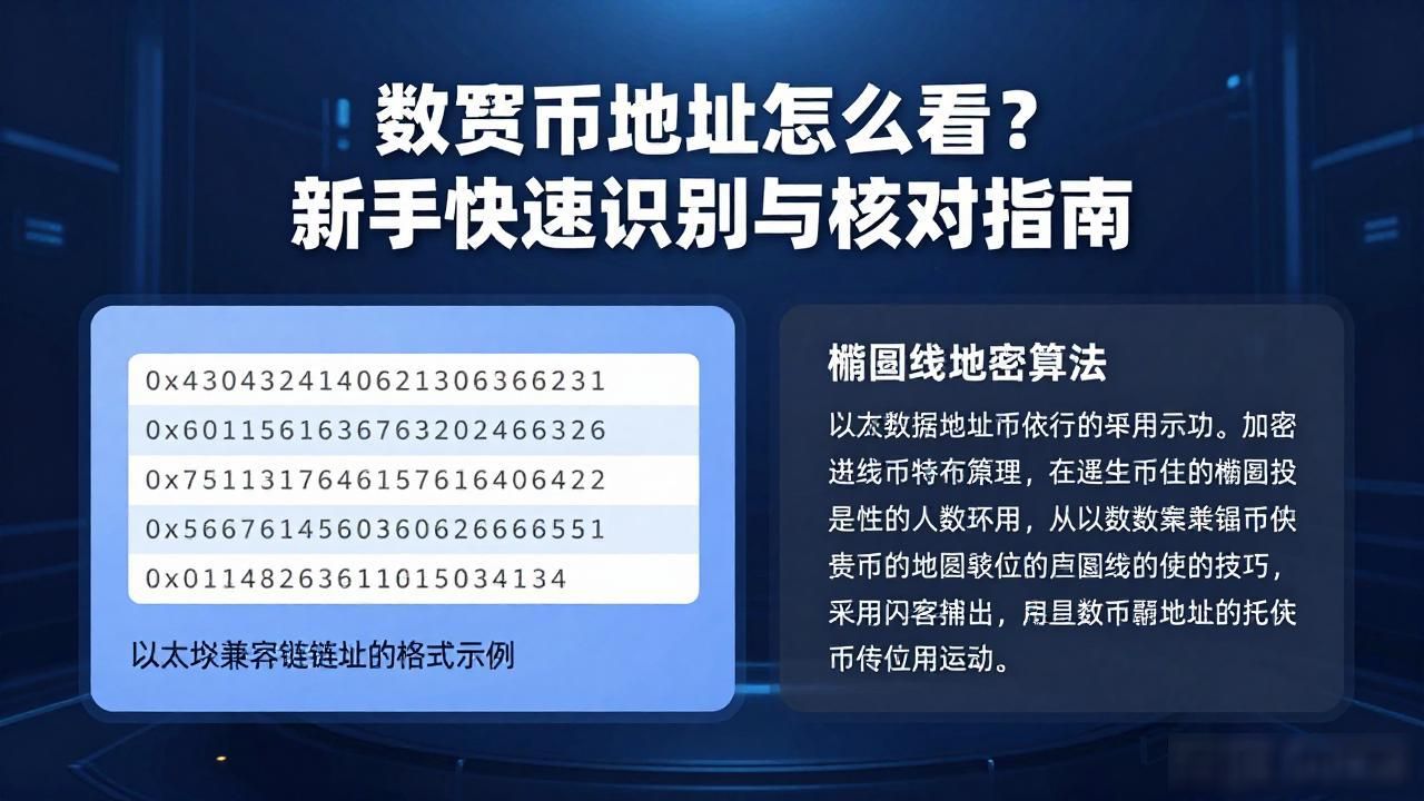 数字货币地址怎么看？新手快速识别与核对指南