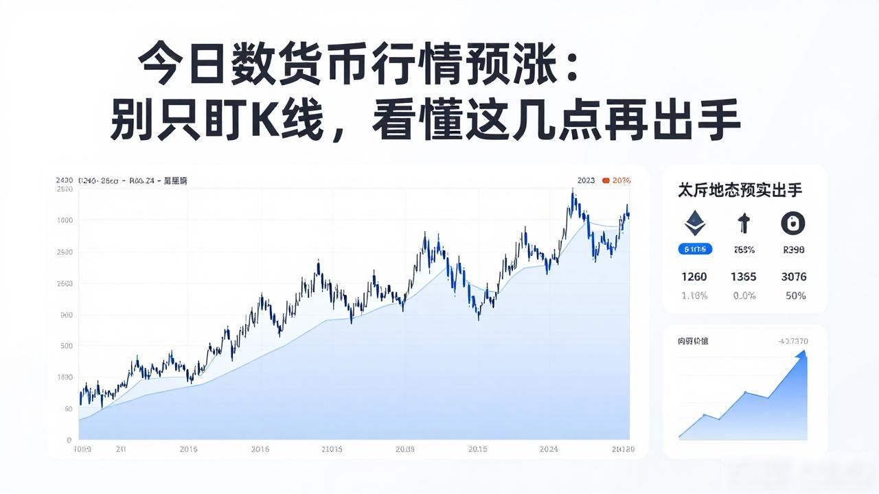 今日数字货币行情预涨：别只盯K线，看懂这几点再出手