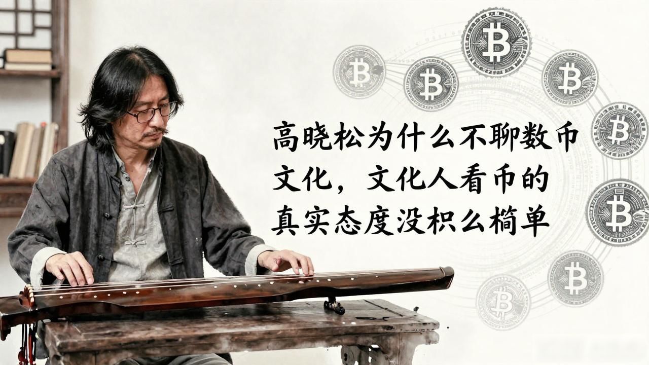 高晓松为什么不聊数字货币，文化人看币的真实态度没那么简单