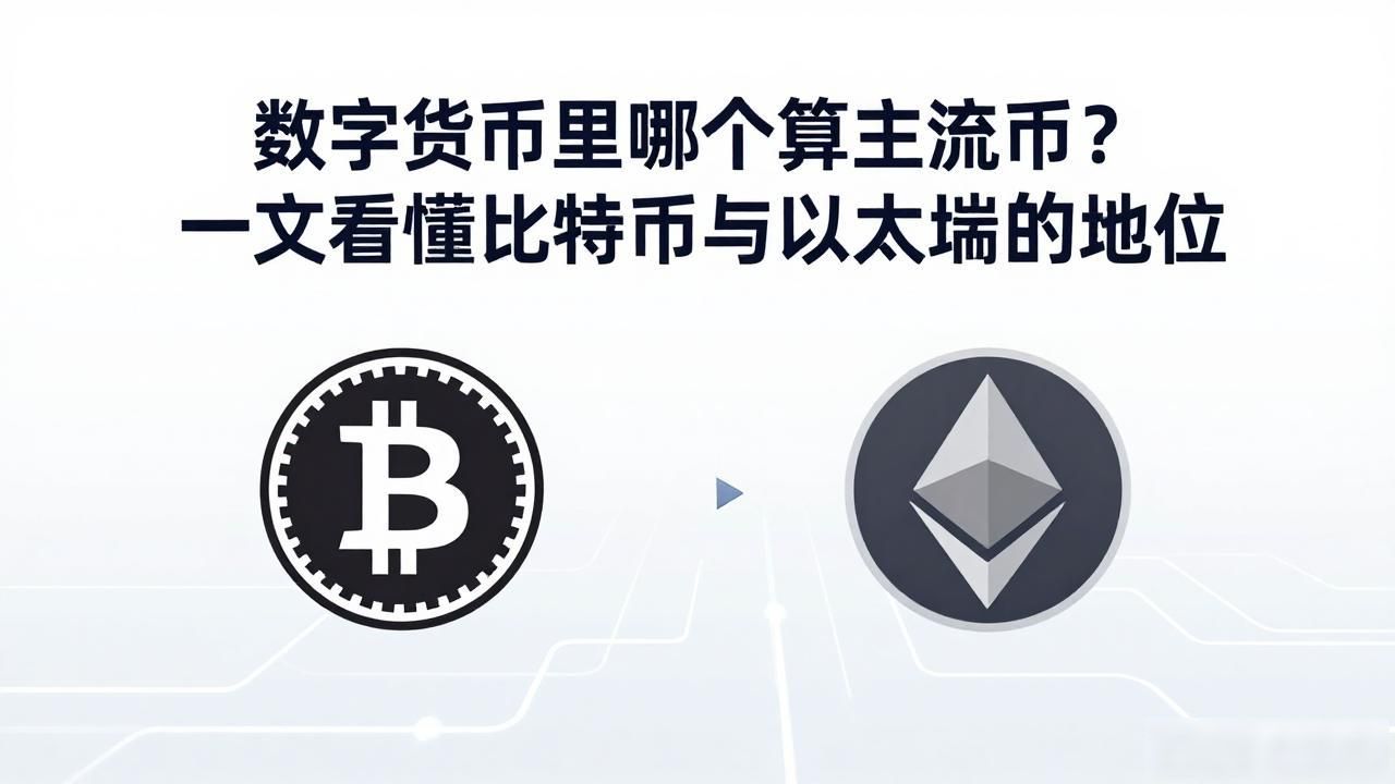 数字货币里哪个算主流币？一文看懂比特币与以太坊的地位