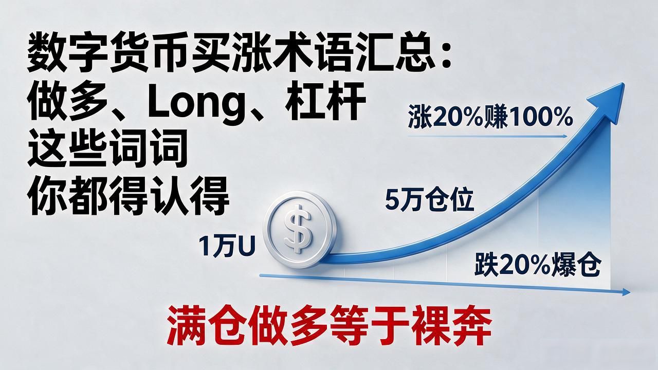 数字货币买涨术语汇总：做多、Long、杠杆这些词你都得认得