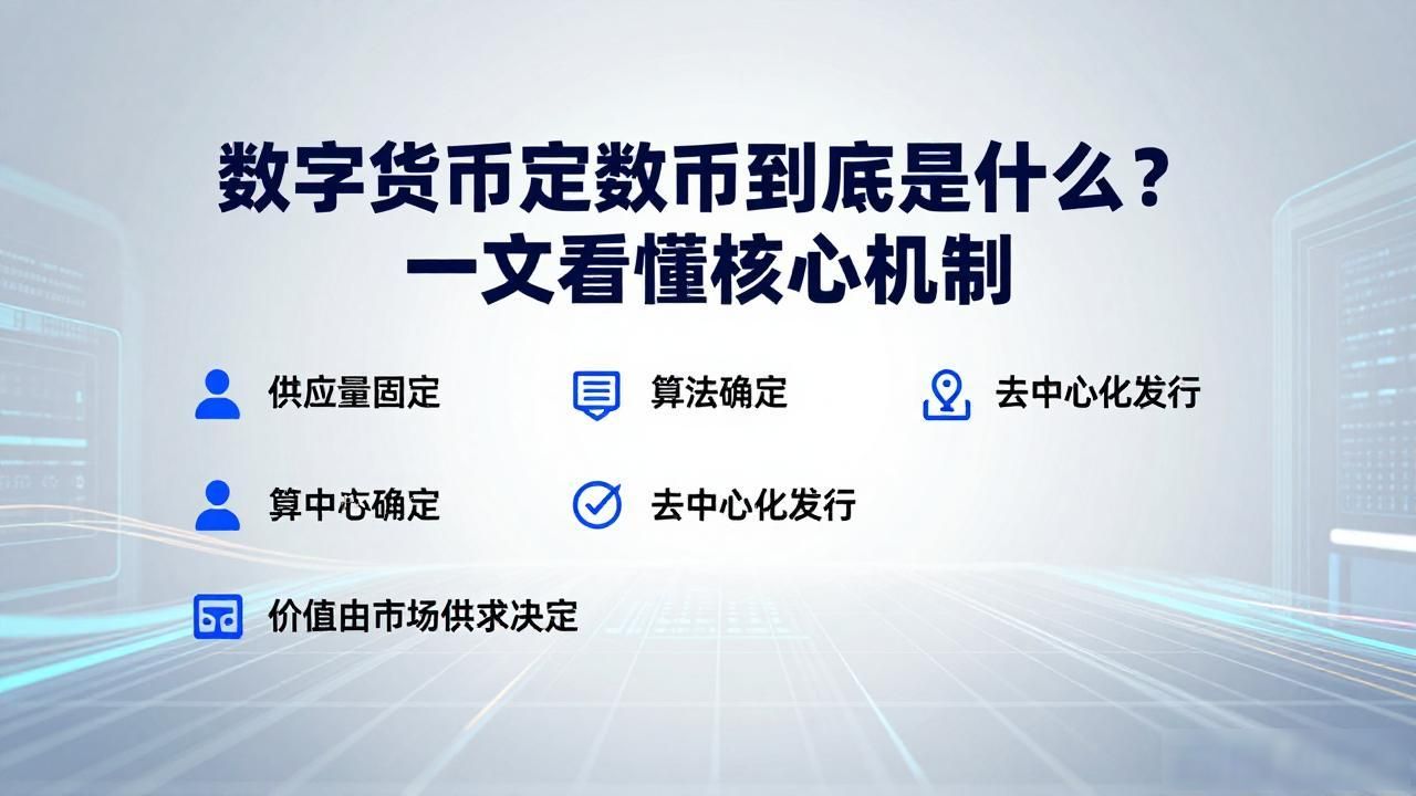 数字货币定数币到底是什么？一文看懂核心机制
